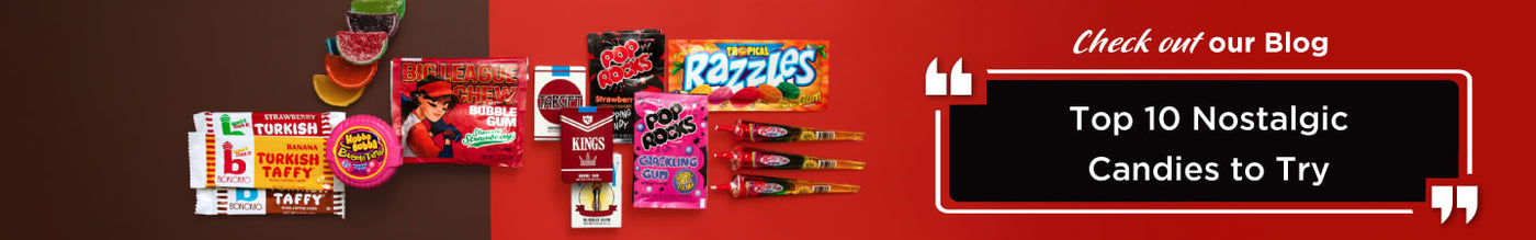 Nostalgic retro candy
